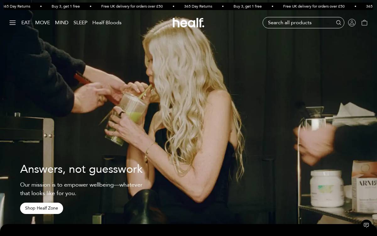 Healf website preview