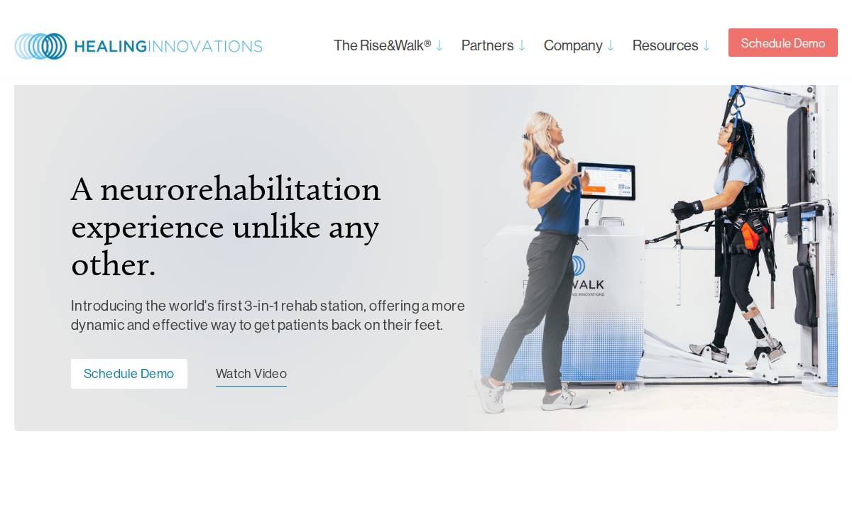 Healing Innovations website preview