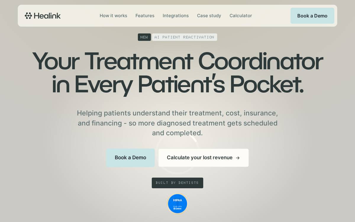 Healink website preview