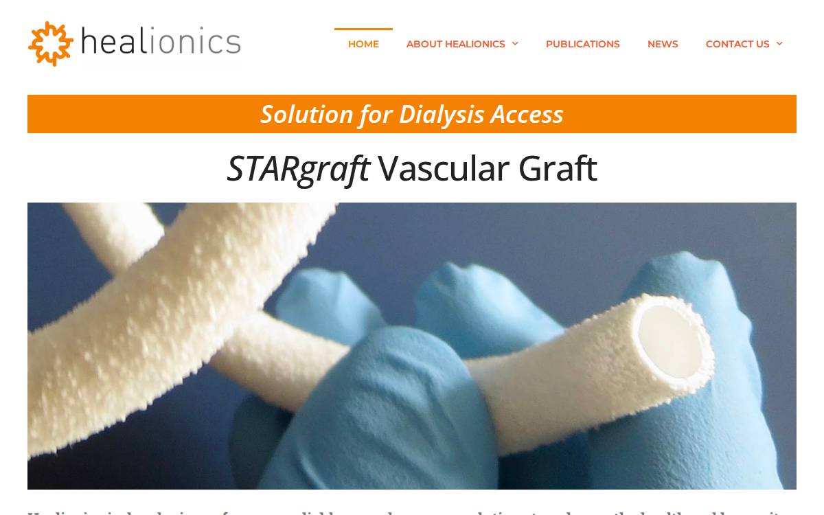 Healionics, Inc. website preview