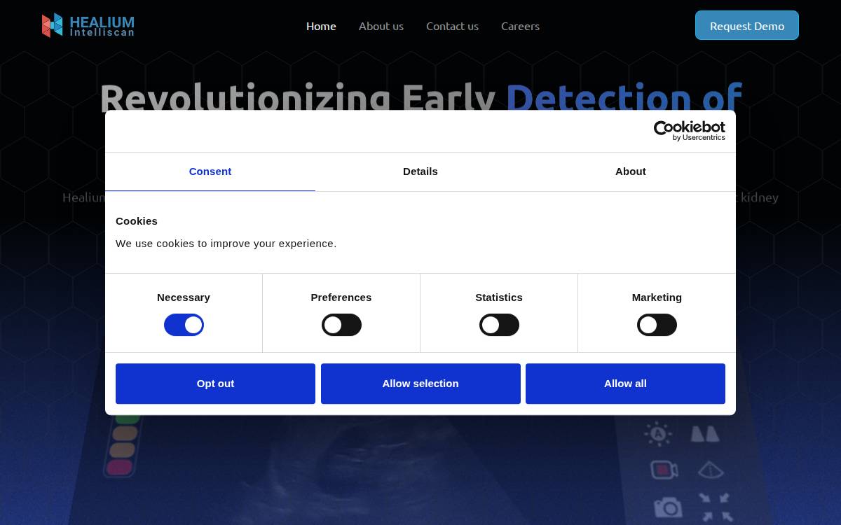 Healium website preview