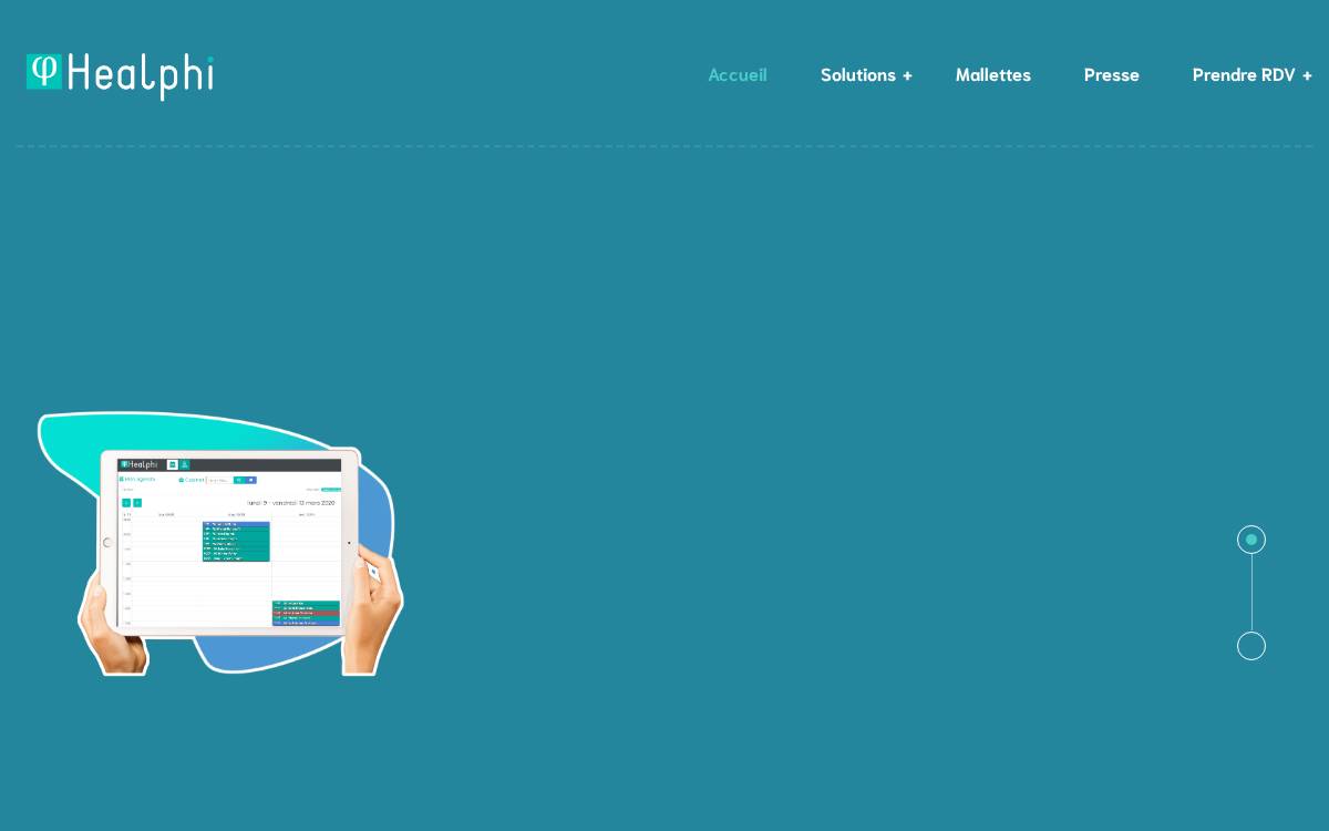 Healphi website preview