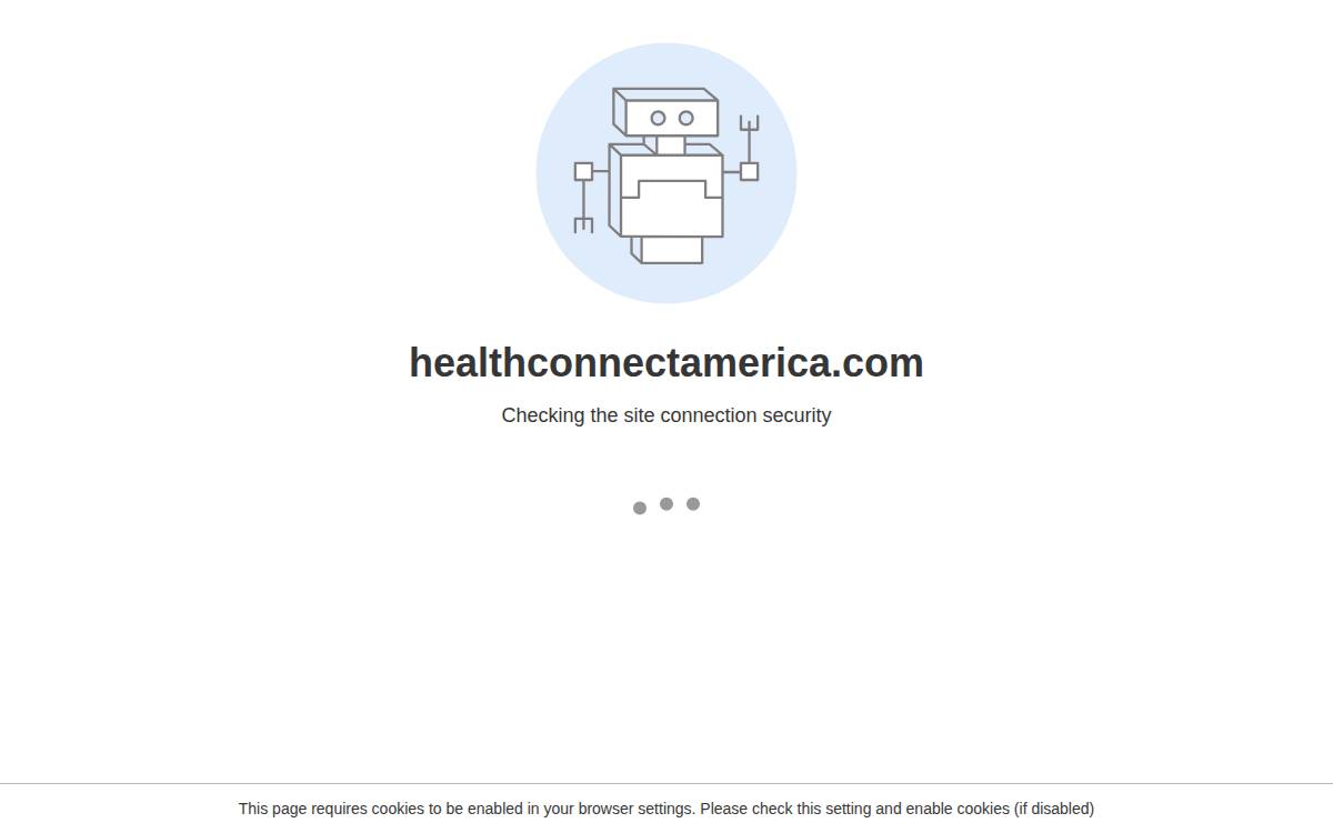 Health Connect America (HCA) website preview