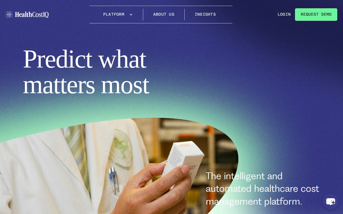 Health Cost IQ website preview