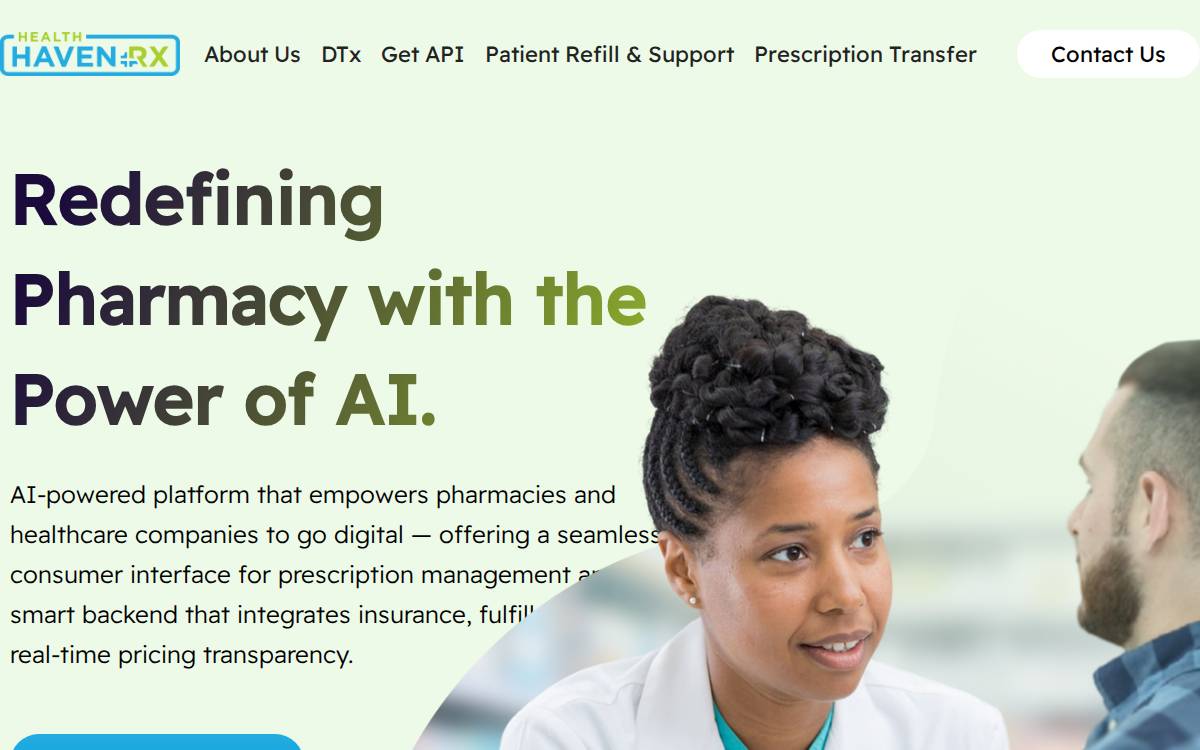 Health Haven Rx website preview