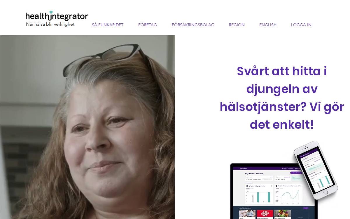 Health Integrator website preview