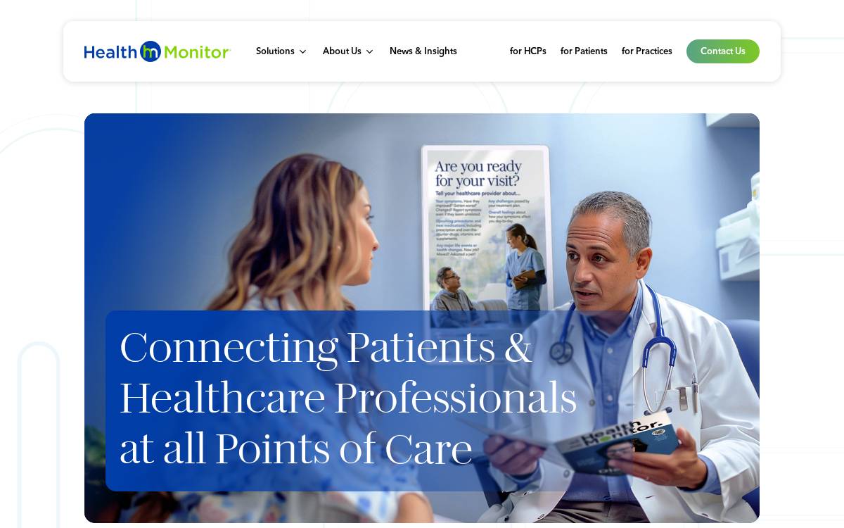 Health Monitor Network website preview