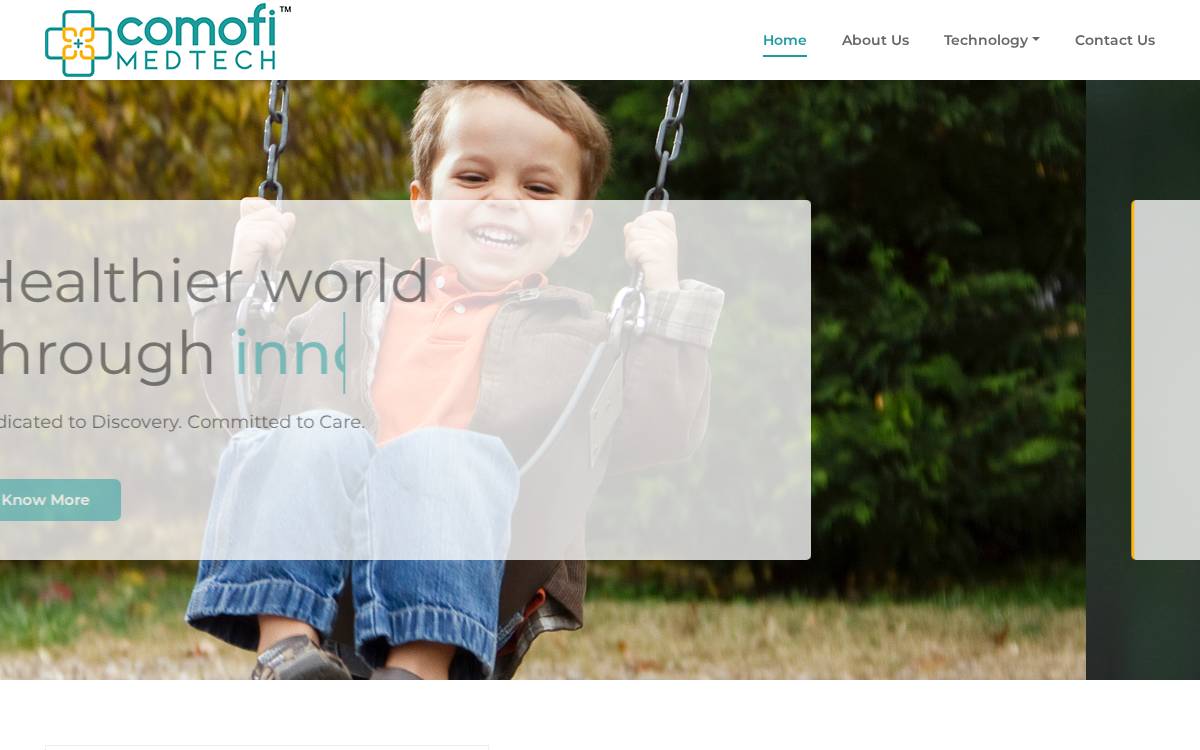 Health Tech website preview