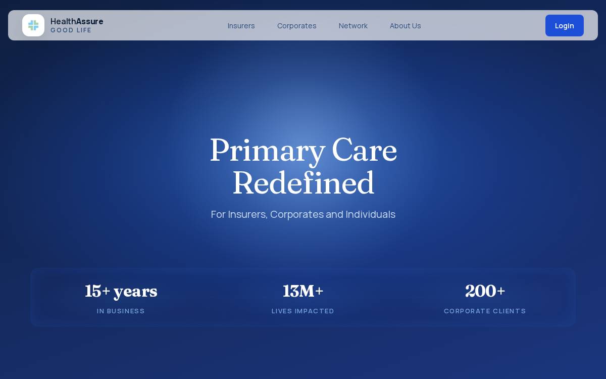 HealthAssure website preview
