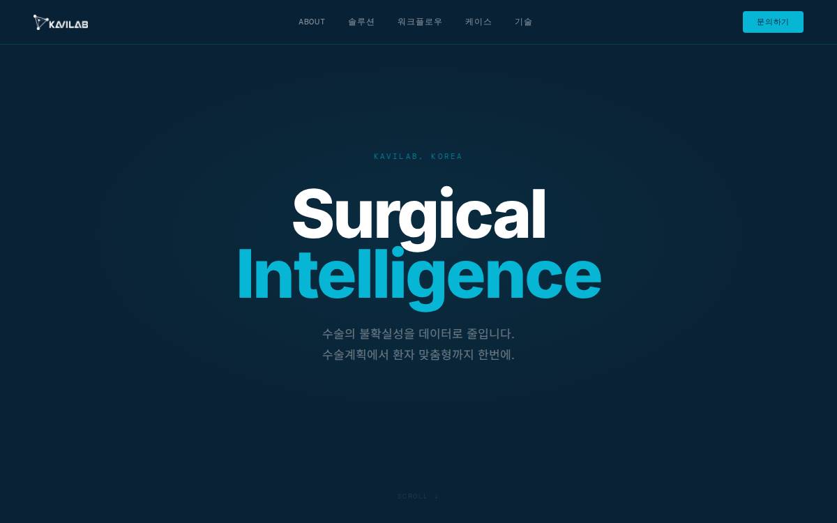 (주)카비랩 website preview