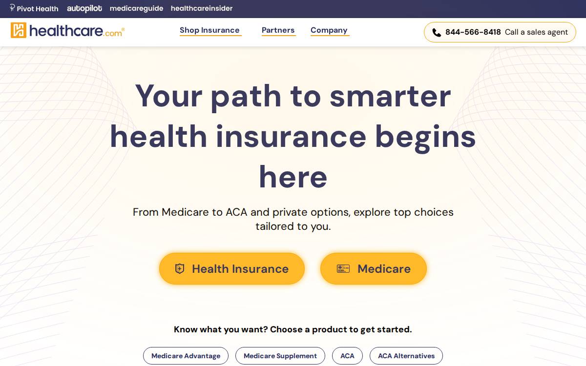 Healthcare website preview
