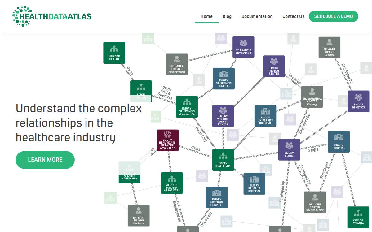 Healthdataatlas website preview