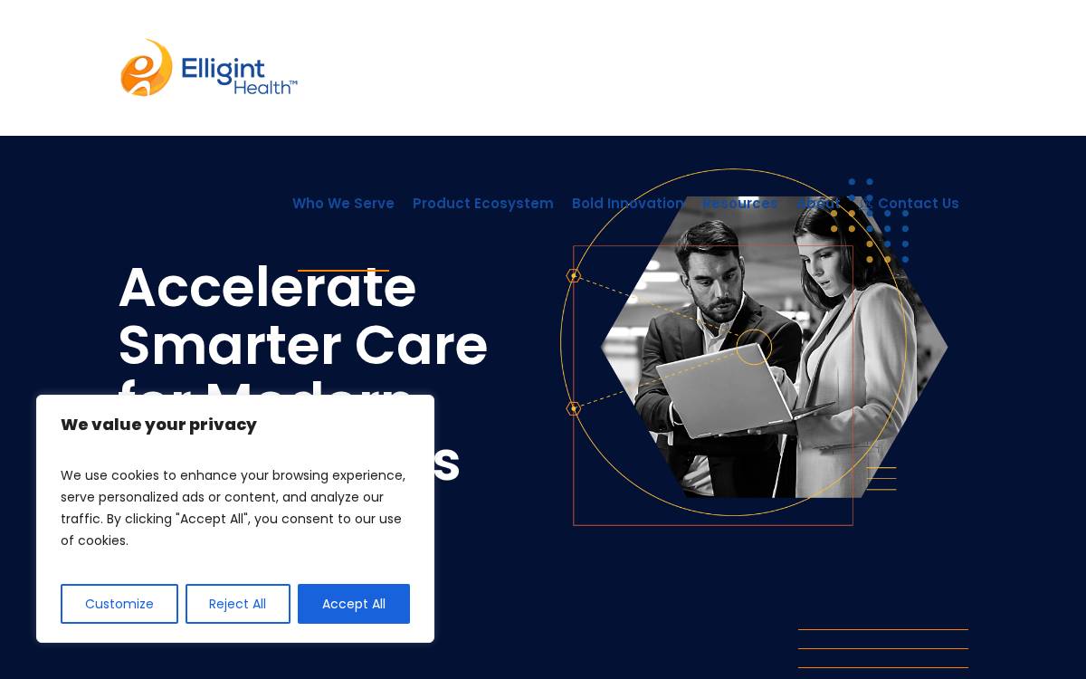 Healthec website preview
