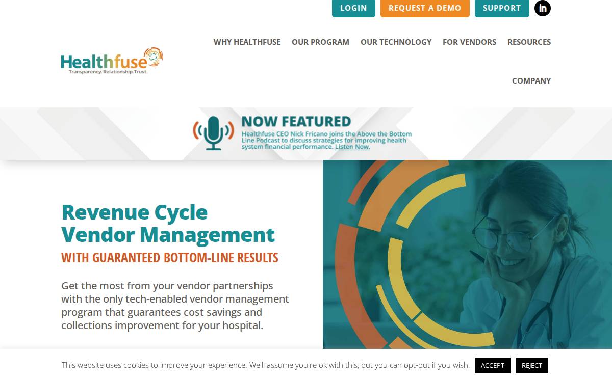 Healthfuse website preview