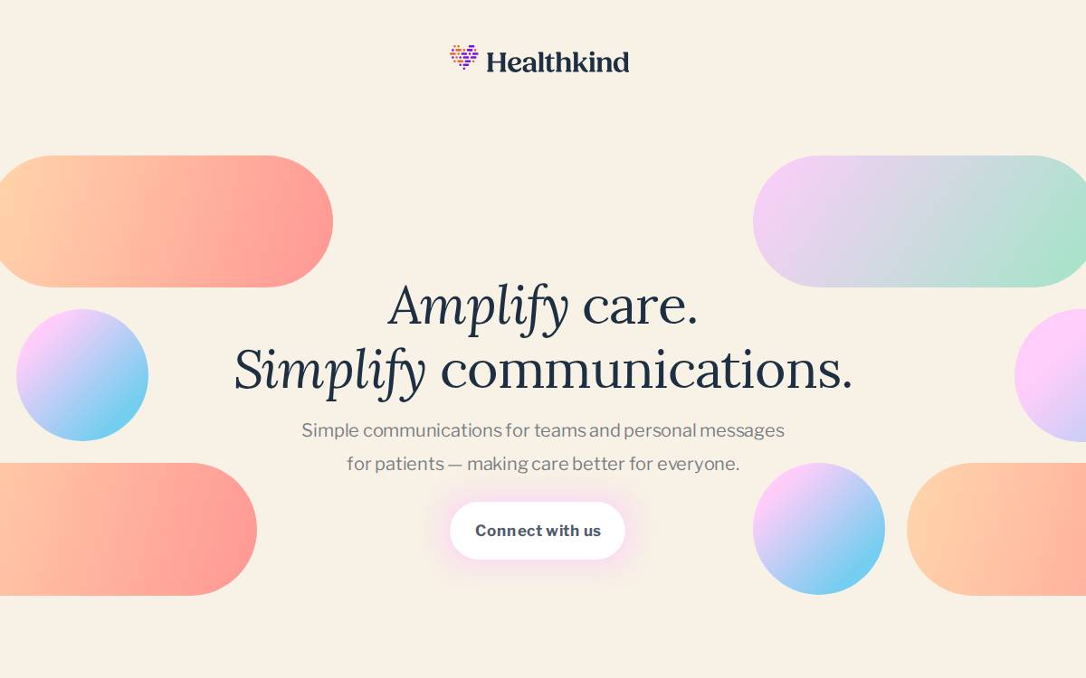 HealthKind website preview