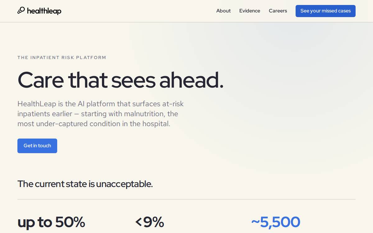 Healthleap website preview