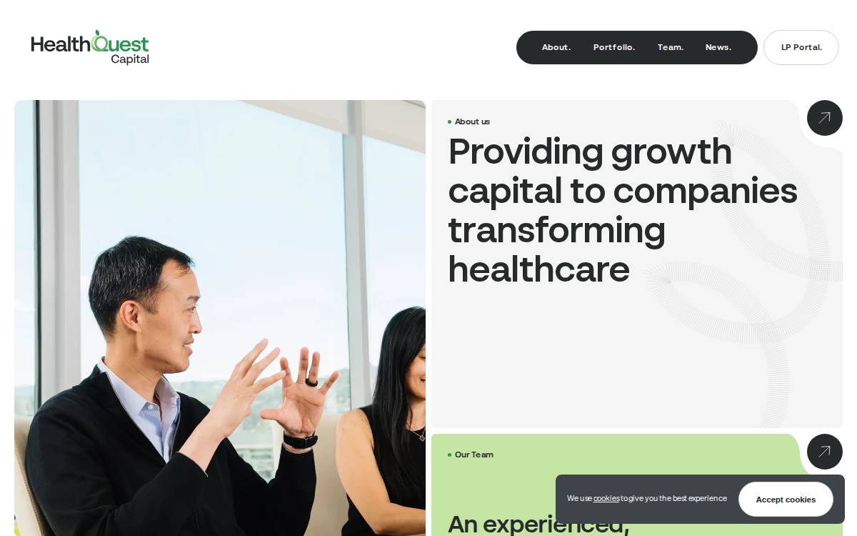 Healthquestcapital website preview