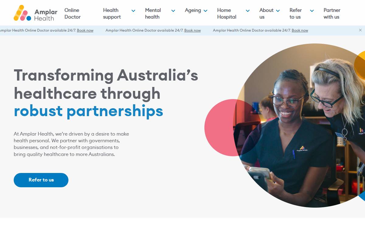 HealthStrong website preview