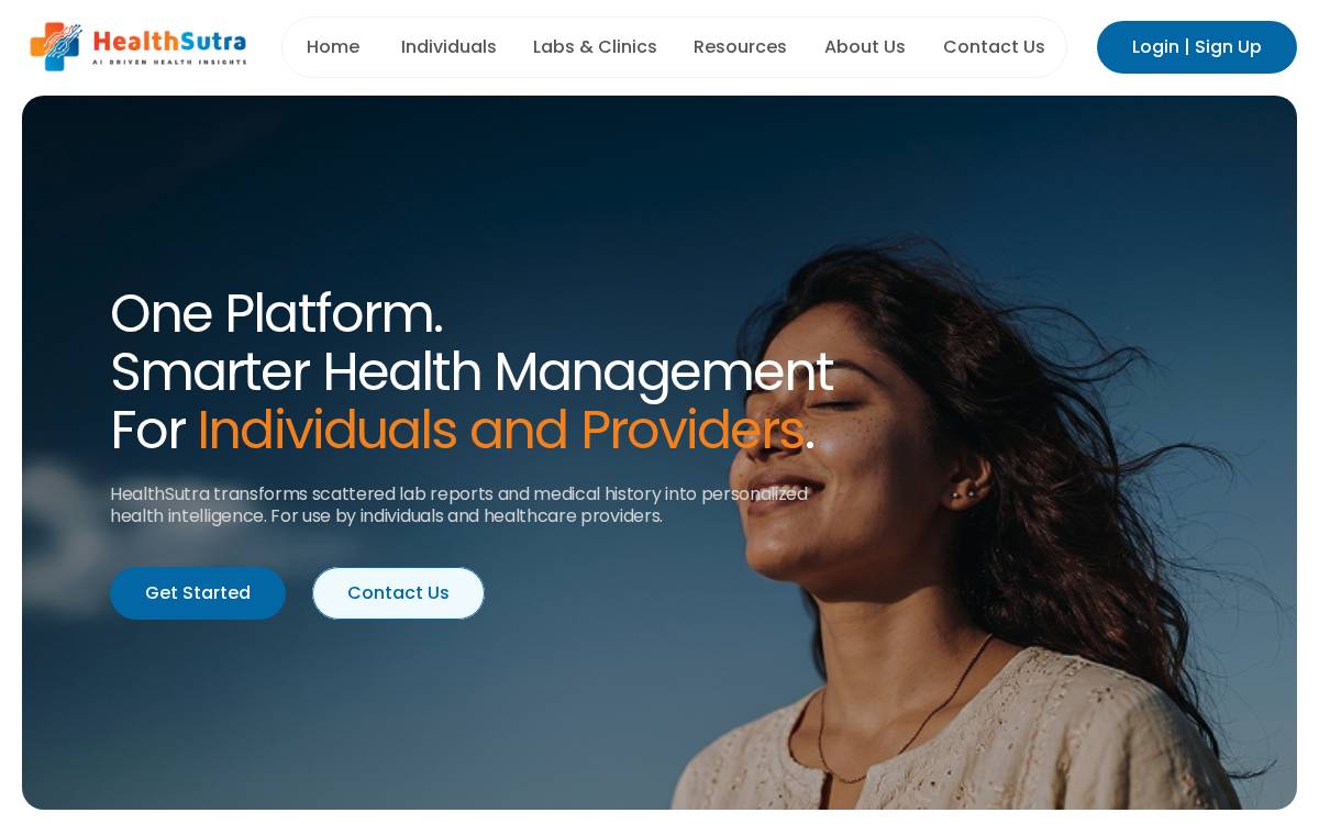 Healthsutra website preview