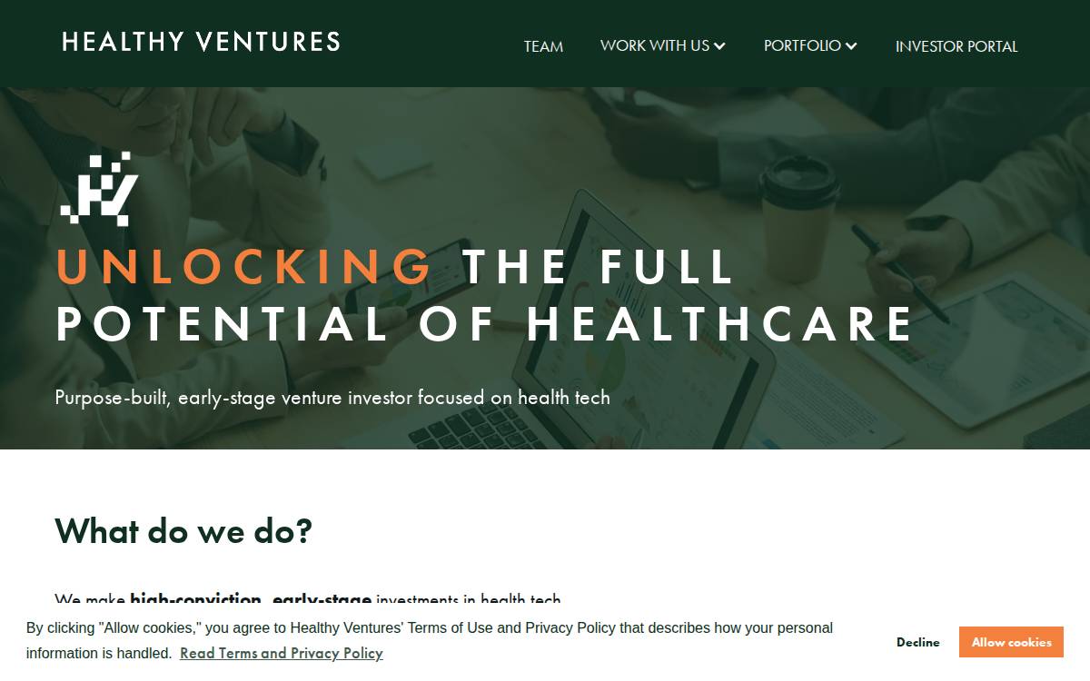 Healthy website preview