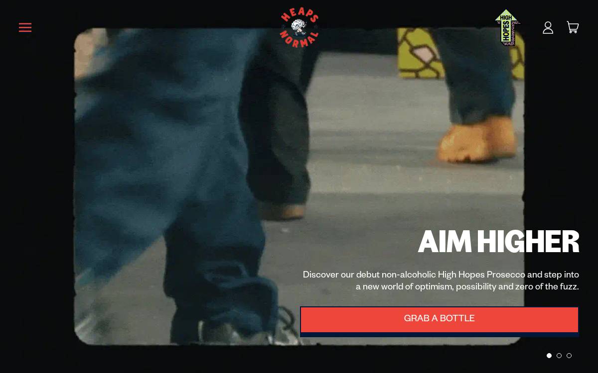 Heapsnormal website preview