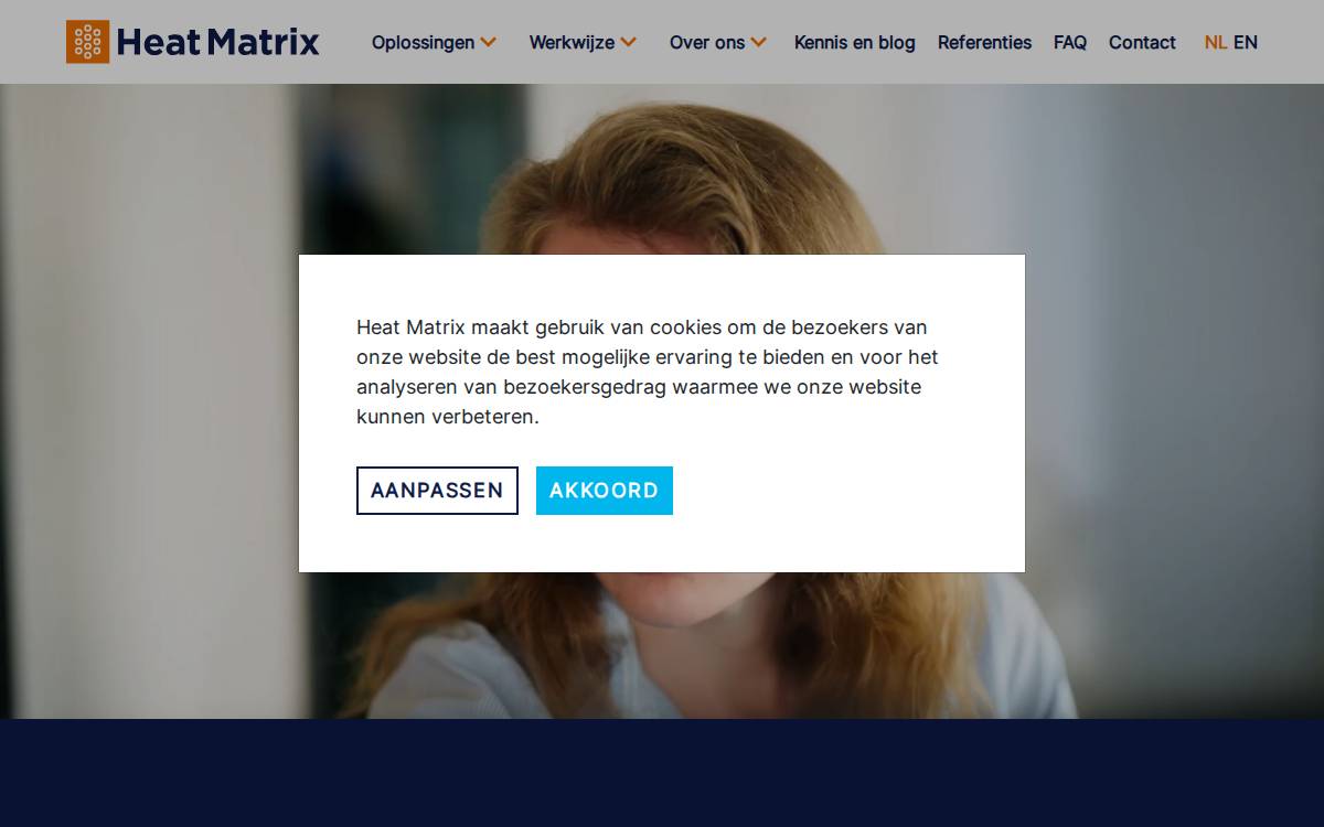 Heat Matrix website preview