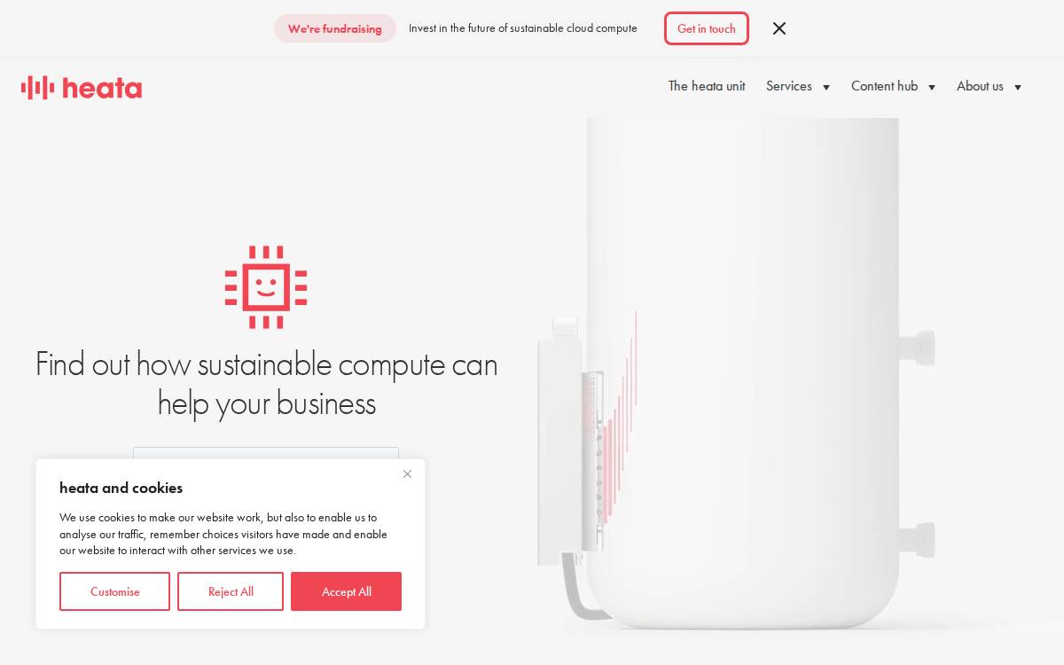 Heata website preview