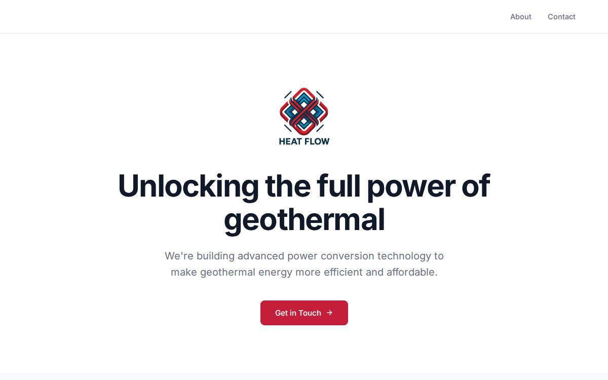 Heatflow website preview