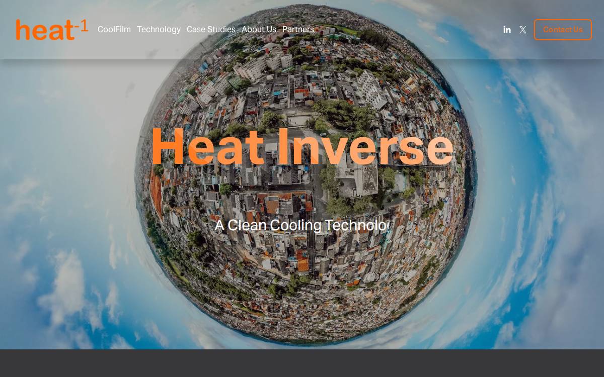 Heatinverse website preview