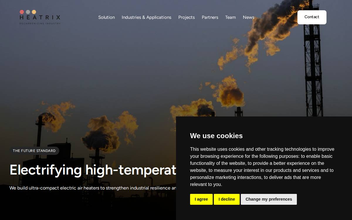 Heatrix GmbH website preview