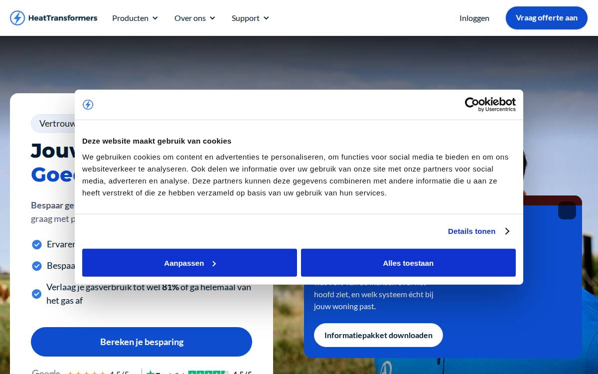 Heattransformers website preview