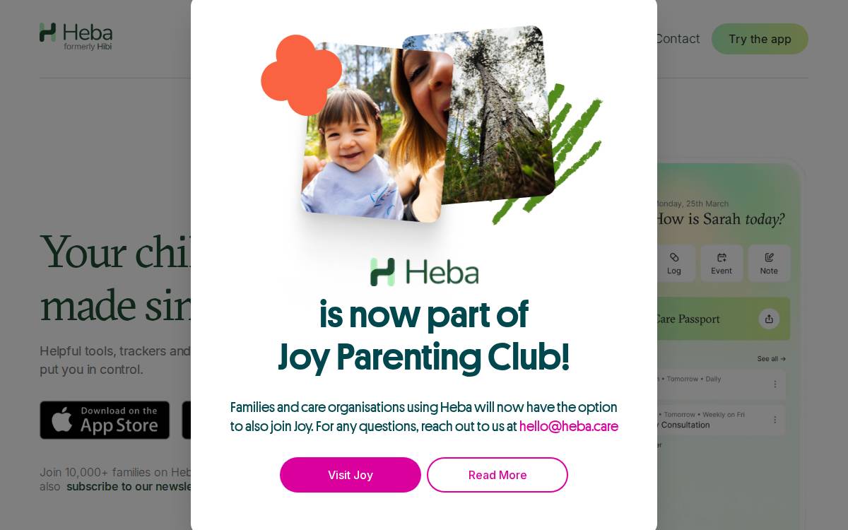 Heba website preview
