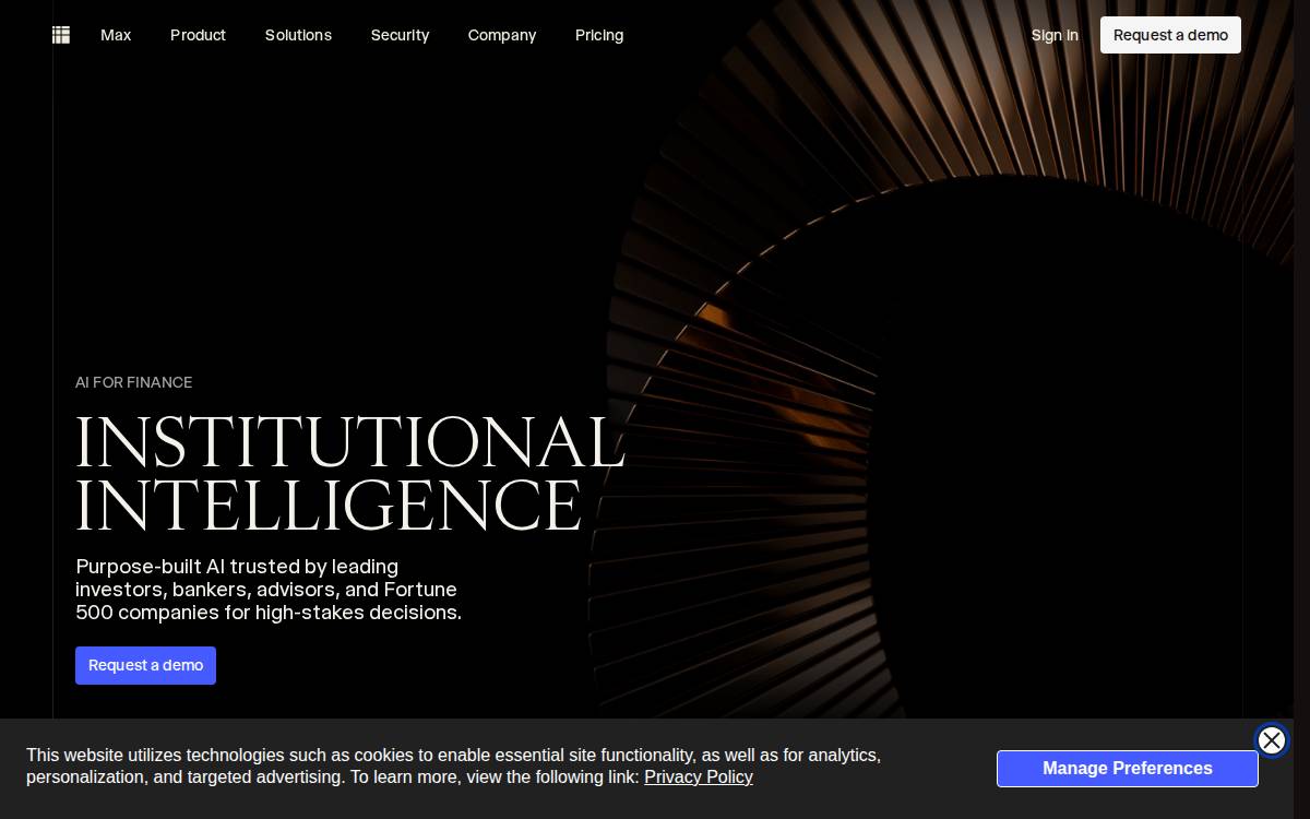 Hebbia website preview