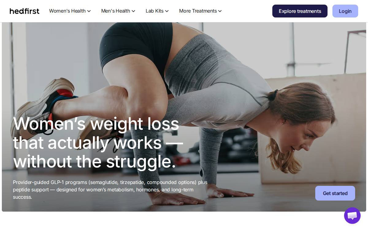 Hedfirst website preview