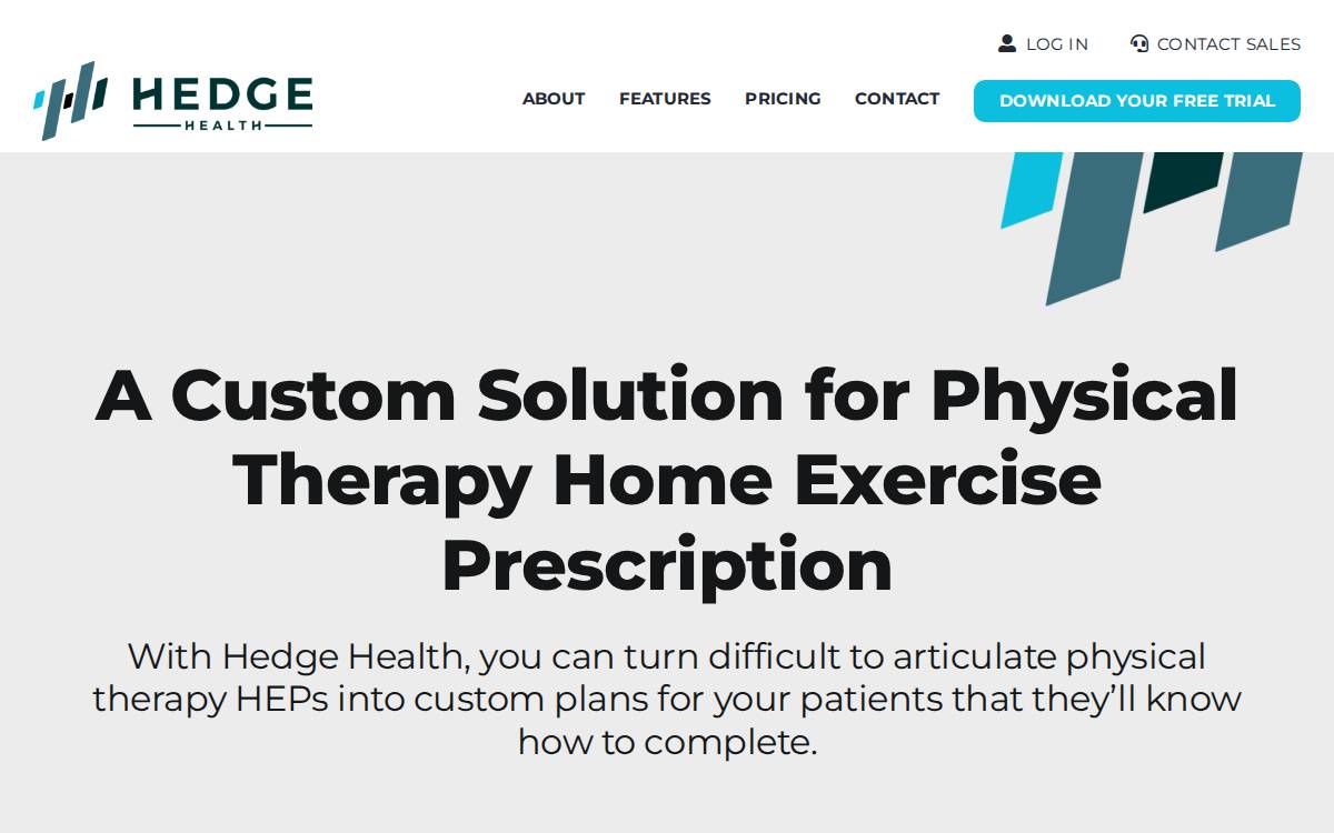 Hedge Health website preview