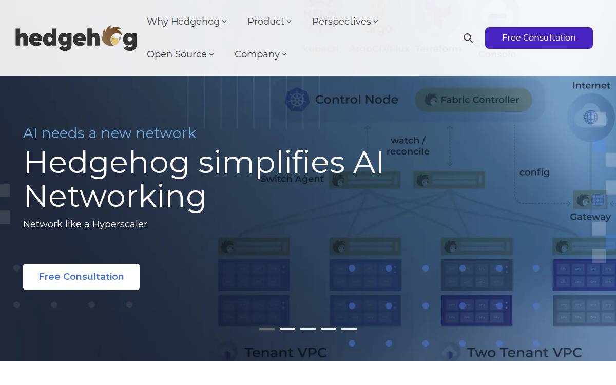 Hedgehog website preview