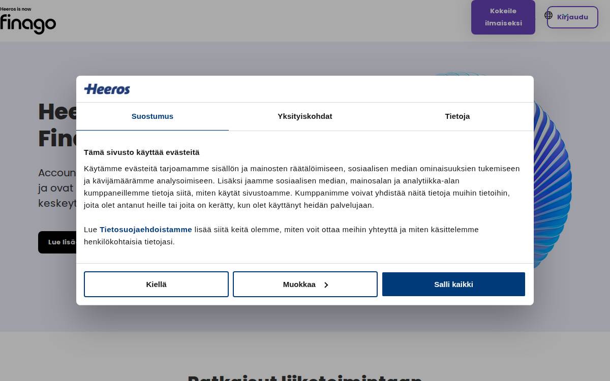 Heeros website preview
