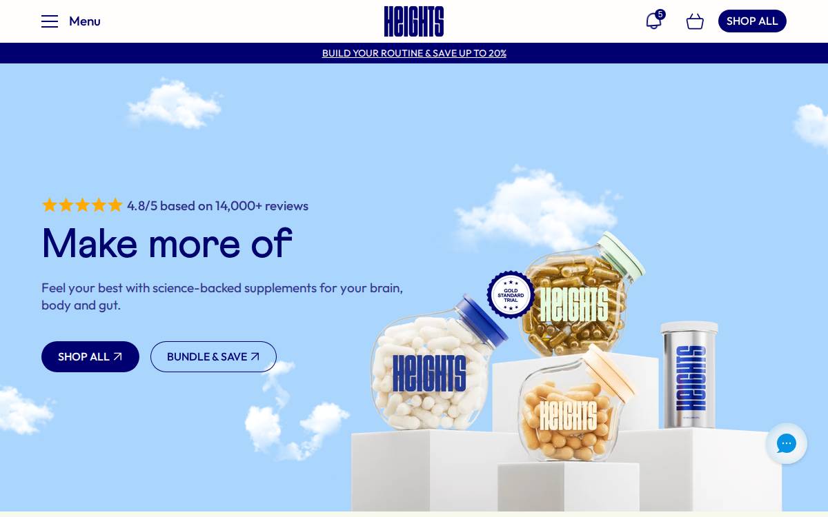 Heights website preview