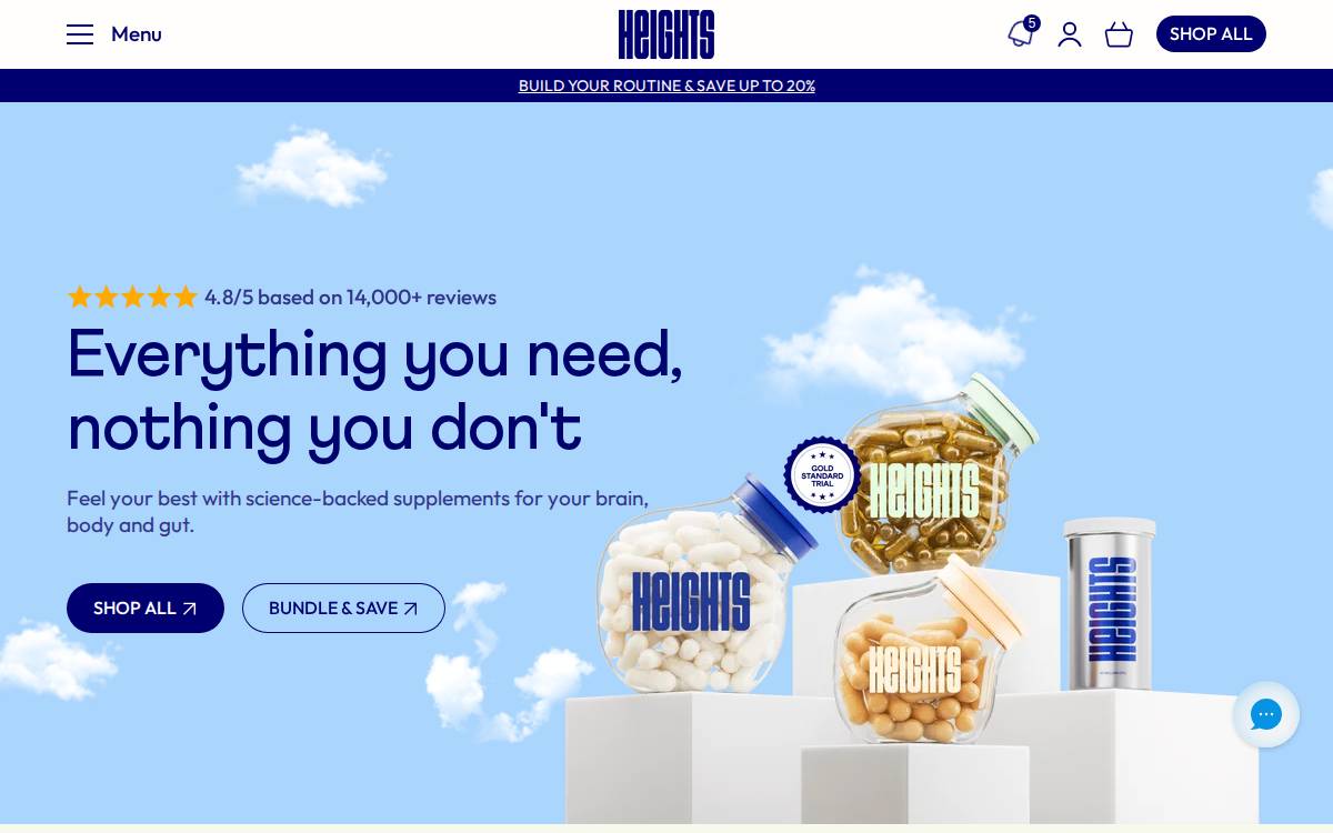 Heights website preview