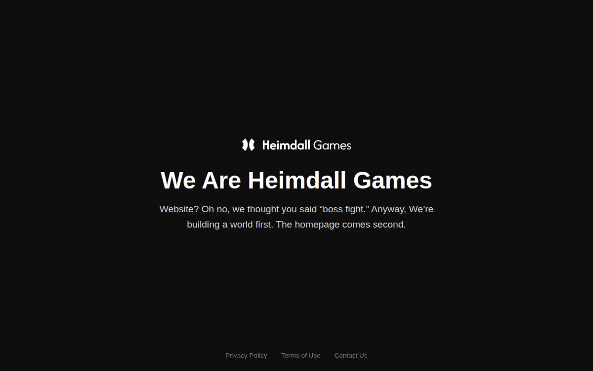 Heimdall Games website preview