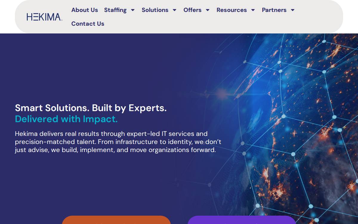 Hekima website preview