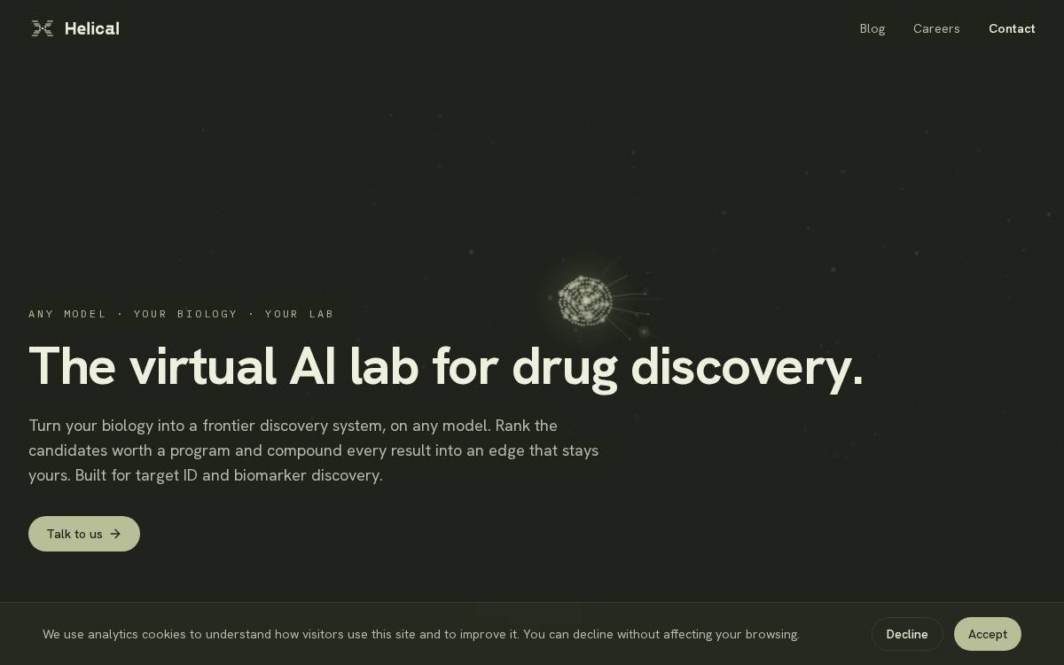 Helical website preview