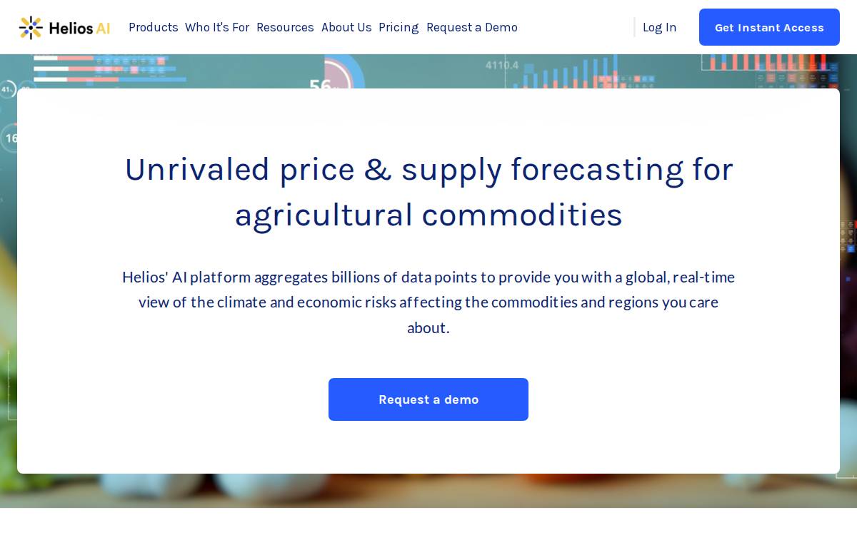 Helios website preview