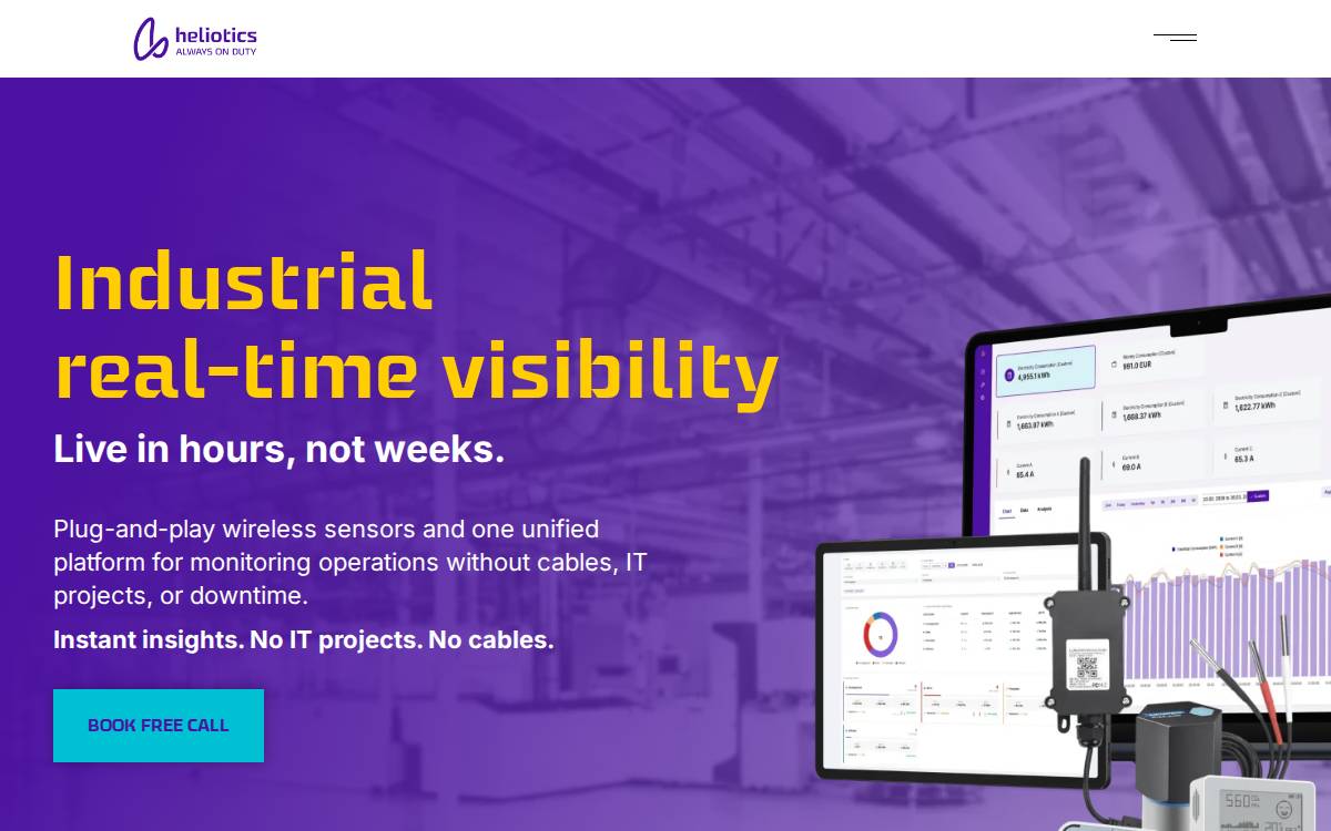 Heliotics website preview