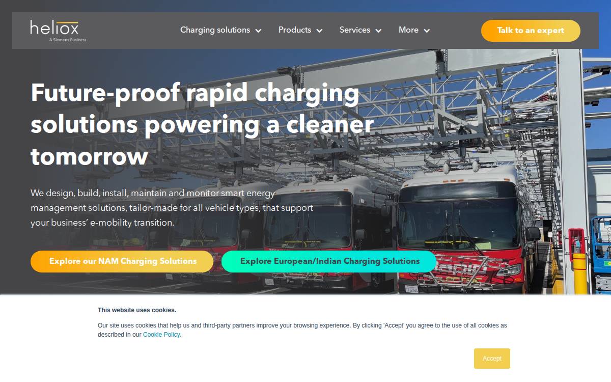 Heliox website preview