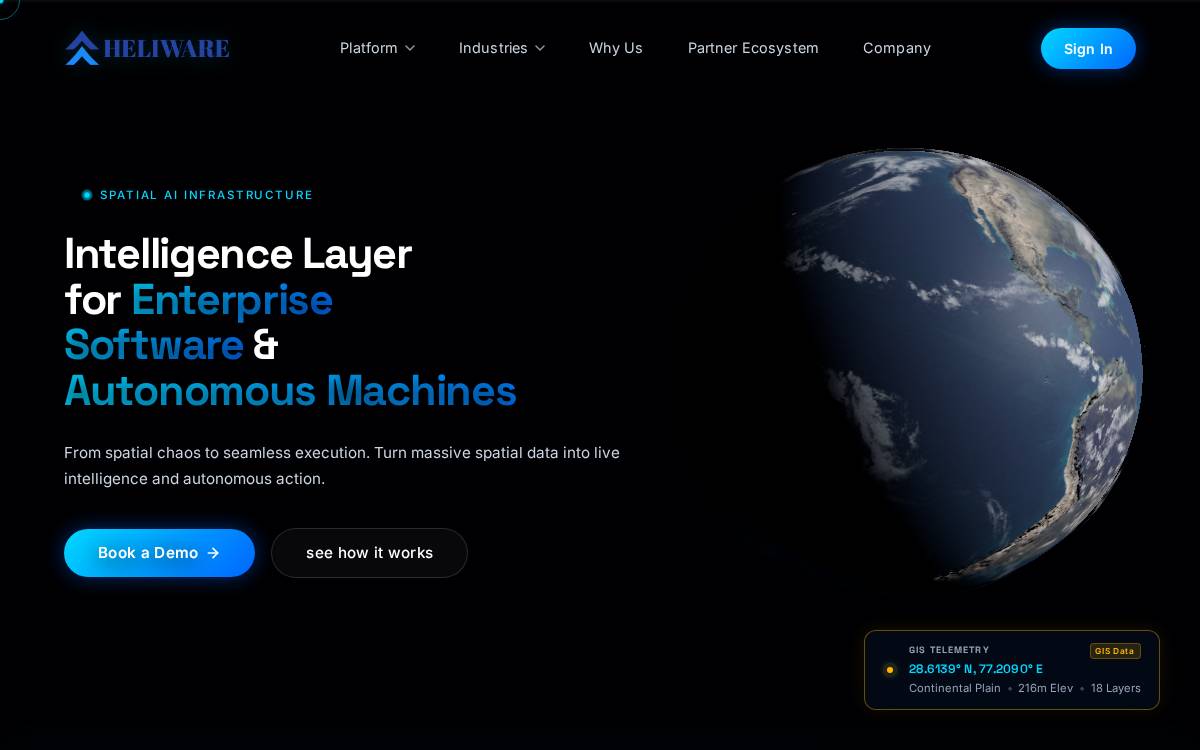 Heliware website preview