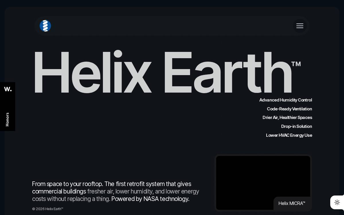 Helixearth website preview