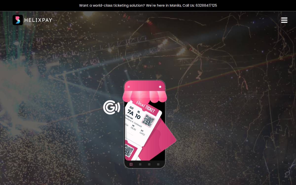 HelixPay website preview