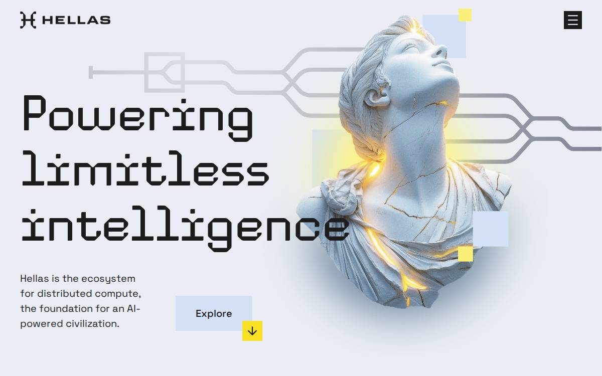 Hellas Provable inference website preview