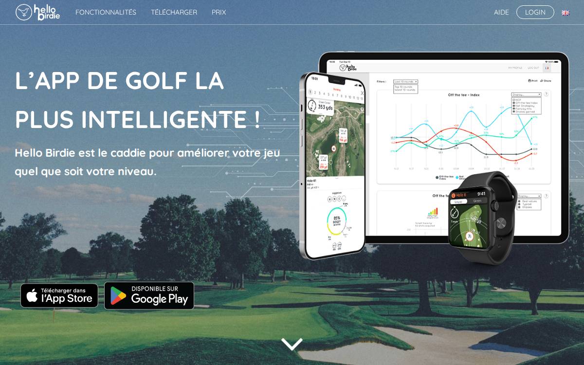 Hello Birdie website preview
